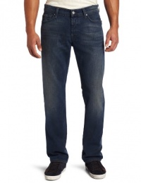 7 For All Mankind Men's Standard Classic Straight Leg Jean in Slate Nite 7 For All Mankind Men's Standard Classic Straight Leg Jean in Slate Nite