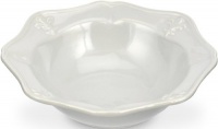 Portmeirion Fleur De Lys Grey Cereal Bowl, Set of 4 Portmeirion Fleur De Lys Grey Cereal Bowl, Set of 4
