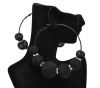 Basketball Wives POParazzi Inspired Black Mesh Ball Earrings Ce713bbk 83mm