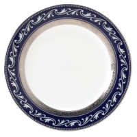 Noritake Crestwood Cobalt Platinum Accent Plate, 9-inches Noritake Crestwood Cobalt Platinum Accent Plate, 9-inches