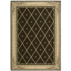 Nourison Ashton House Diamond Area Rug - Brown Size - 7.5 ft. Round