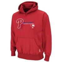 Philadelphia Phillies Majestic Red Authentic Collection Change Up Playoffs Hooded Fleece Philadelphia Phillies Majestic Red Authentic Collection Change Up Playoffs Hooded Fleece