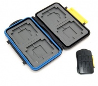 CowboyStudio Professional Rubber Sealed, Water Proof Memory Card Case for 4 PCS CowboyStudio Professional Rubber Sealed, Water Proof Memory Card Case for 4 PCS