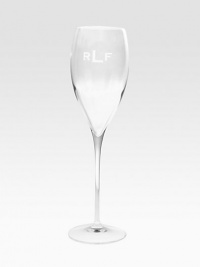 The perfect way to celebrate any special occasion, with fine engraving for a personal touch. Set of 4Clear glass10.25 highHand washMade in ItalyFOR PERSONALIZATIONSelect a quantity, then scroll down and click on PERSONALIZE & ADD TO BAG to choose and preview your personalization options. Please allow 2 weeks for delivery. The perfect way to celebrate any special occasion, with fine engraving for a personal touch. Set of 4Clear glass10.25 highHand washMade in ItalyFOR PERSONALIZATIONSelect a quantity, then scroll down and click on PERSONALIZE & ADD TO BAG to choose and preview your personalization options. Please allow 2 weeks for delivery.