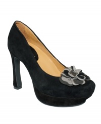 Tall and trendy. The Monza platform pumps by Earthies are topped with a pretty layered heart detail on the toe. They're also super comfy with a cupped heel and cradled toe area for support, an anatomical arch and a contoured footbed. Tall and trendy. The Monza platform pumps by Earthies are topped with a pretty layered heart detail on the toe. They're also super comfy with a cupped heel and cradled toe area for support, an anatomical arch and a contoured footbed.
