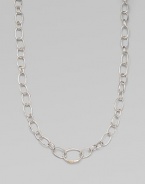 From the Scultura Collection. Multi-sized links of polished sterling silver create a long-enough-to-double chain that goes beyond simple to senational.Sterling silverLength, about 48Lobster claspImported