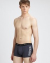 Exceptionally soft, slim-fitting boxer brief, set in lightweight, stretch cotton with signature logo detail.Elastic logo waistband95% cotton/5% elastaneMachine washImported