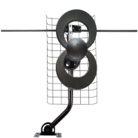 Antennas Direct C2-V-CJM ClearStream 2-V Long Range UHF/VHF Indoor/Outdoor DTV Antenna with 20-Inch Mount Antennas Direct C2-V-CJM ClearStream 2-V Long Range UHF/VHF Indoor/Outdoor DTV Antenna with 20-Inch Mount