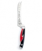 All the precision, all the power and all the personality of your favorite chef, Guy Fieri, comes to life in this professional forged knife. Made of high carbon German stainless steel and heat treated for incredible edge, this ergonomically designed utility knife puts strength and balance in the palm of your hand. 5-year warranty.