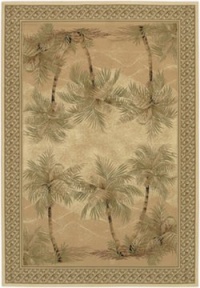 Couristan 2803/6387 Everest Palm Tree/Desert Sand 3-Feet 11-Inch by 5-Feet 3-Inch Rug Couristan 2803/6387 Everest Palm Tree/Desert Sand 3-Feet 11-Inch by 5-Feet 3-Inch Rug