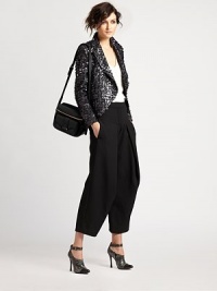 Shimmering allover sequins elevate this festive, menswear-inspired design.Notched lapelsButton frontAllover sequinsAbout 23 from shoulder to hem43% polyester/29% acetate/26% viscose/9% woolDry cleanMade in USA of Italian fabricModel shown is 5'11 (180cm) wearing US size 4. Shimmering allover sequins elevate this festive, menswear-inspired design.Notched lapelsButton frontAllover sequinsAbout 23 from shoulder to hem43% polyester/29% acetate/26% viscose/9% woolDry cleanMade in USA of Italian fabricModel shown is 5'11 (180cm) wearing US size 4.