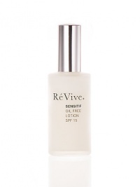An oil-free formula that helps to balance out troublesome T-zones in normal-to oily or acne prone skin. Helps rejuvenate damaged skin and leaves a healthy matte appearance all day with regenerating EGF (Epidermal Growth Factor, a naturally occuring protein molecule that dramatically increases cell regeneration). Preserves cellular integrity to maintain a functioning metabolism. Neutralizes the free radicals and eliminates toxins from the skin, thereby slowing premature aging of these tissues. An oil-free formula that helps to balance out troublesome T-zones in normal-to oily or acne prone skin. Helps rejuvenate damaged skin and leaves a healthy matte appearance all day with regenerating EGF (Epidermal Growth Factor, a naturally occuring protein molecule that dramatically increases cell regeneration). Preserves cellular integrity to maintain a functioning metabolism. Neutralizes the free radicals and eliminates toxins from the skin, thereby slowing premature aging of these tissues.