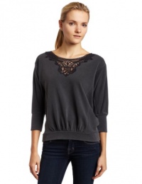 Ella moss Womens Triumph 3/4 Sleeve Scoop Top, Charcoal, X-Small Ella moss Womens Triumph 3/4 Sleeve Scoop Top, Charcoal, X-Small