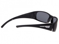 Arnette Hold Up Polarized Rectangular Sunglasses,Polished Black Frame/Grey Lens,one size Arnette Hold Up Polarized Rectangular Sunglasses,Polished Black Frame/Grey Lens,one size