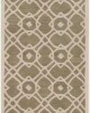 Area Rug 2x8 Runner Transitional Sage-Green Color - Surya Goa Rug from RugPal