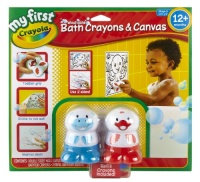 Crayola My First Crayola Dual-Sided Bath Canvas and Crayon Set Crayola My First Crayola Dual-Sided Bath Canvas and Crayon Set