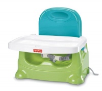 Fisher-Price Healthy Care Booster Seat, Green/Blue Fisher-Price Healthy Care Booster Seat, Green/Blue