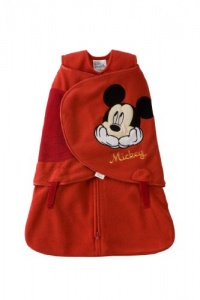 HALO SleepSack Micro-Fleece Newborn Disney Swaddle, Mickey with Hat