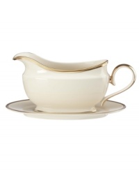 From the Lenox Dimension Collection, classic Eternal dinnerware elegantly accents the table. In ivory china with rich gold trim, Eternal is offered in a complete selection of pieces. From the Lenox Dimension Collection, classic Eternal dinnerware elegantly accents the table. In ivory china with rich gold trim, Eternal is offered in a complete selection of pieces.