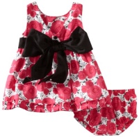 Hartstrings Baby-Girls Newborn Rose Print Sateen Dress And Diaper Cover Set, Red Novelty, 6-9 Months Hartstrings Baby-Girls Newborn Rose Print Sateen Dress And Diaper Cover Set, Red Novelty, 6-9 Months