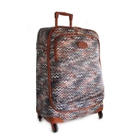 A gorgeous Missoni design adorns this high-performance spinner, perfect for 5-7 day trips. A gorgeous Missoni design adorns this high-performance spinner, perfect for 5-7 day trips.