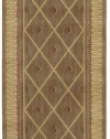 Nourison Ashton House Diamond Area Rug - Cocoa Size - 5.6 x 7.5 ft.