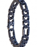 Dynamis Jewelry, stainless steel chain link w/ reptile finish design