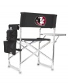 Win or lose, this Picnic Time folding chair keeps college sports fans happy at every game. A side table and detachable armrest caddy with pockets for the remote, soda and snacks mean you never have to step away from the action. Great for tailgate parties and camping, too!