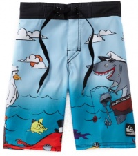 Quiksilver Boys 2-7 Fish Stix Kids Boardshort, Cyan Blue, X-Large Quiksilver Boys 2-7 Fish Stix Kids Boardshort, Cyan Blue, X-Large