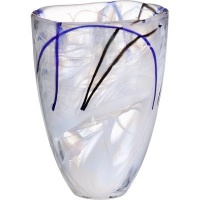 Kosta Boda Contrast Vase, White Kosta Boda Contrast Vase, White