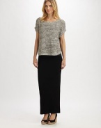 Offering the best fit ever, this stretchy skirt features an alluring back slit.Fold-over waistbandBack ventPull-on styleAbout 40 long92% rayon/8% Lycra®Machine washMade in USA of imported fabric