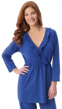 Collections Etc - Rachel Ruffle Neckline Top Collections Etc - Rachel Ruffle Neckline Top