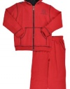 Akademiks Boys Red & Black 2Pc Sweat Suit Set (6)