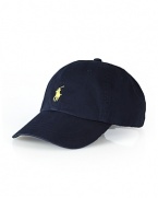 Classic baseball cap in durable washed cotton twill.