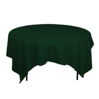 85 in. Square Polyester Tablecloth Hunter Green 85 in. Square Polyester Tablecloth Hunter Green