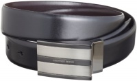 Geoffrey Beene Men's Reversible Plaque Buckle Belt,Black/Brown,44 Geoffrey Beene Men's Reversible Plaque Buckle Belt,Black/Brown,44