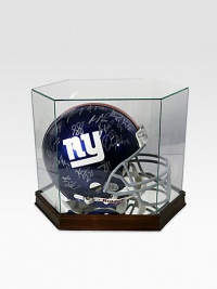 In 20ll, the New York Giants won their 4th NFL championship after defeating the Falcons, Packers, 49ers and Patriots. Commemorate the Giants' big victory with this authentic New York Giants helmet, hand signed by over 30 members of the 2011 New York Giants SB Champion team, including: Eli Manning, Victor Cruz, Mario Manningham, Justin Tuck, Ahmad Bradshaw, Osi Umenyiora and Tom Coughlin.