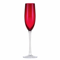 Lenox Tuscany Flutes, Red, Set of 4 Lenox Tuscany Flutes, Red, Set of 4