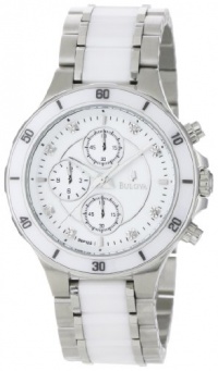 Bulova Women's 98P125 Substantial Ceramic and Stainless-Steel Construction Watch Bulova Women's 98P125 Substantial Ceramic and Stainless-Steel Construction Watch