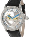 Stuhrling Original Men's 213A.331X13 Symphony Classic Limited Edition Saturnalia Bridge Automatic Skeleton Silver Tone Watch