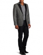 Perry Ellis Men's Slim Fit Brushed Twill Tuxedo Jacket