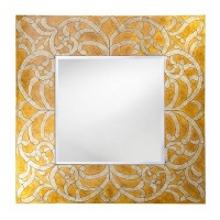 Howard Elliott Collection 14160 Lucia Square Mirror, 40-Inch by 40-Inch Howard Elliott Collection 14160 Lucia Square Mirror, 40-Inch by 40-Inch