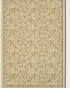 Couristan 2863/0618 Everest Royal Scroll/Antique Linen 2-Feet 7-Inch by 7-Feet 10-Inch Runner Rug