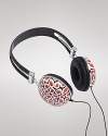 We're all ears! DIANE von FURSTENBERG turns it up with this pair of iPod and iPhone compatible headphones, splashed in a louder-is-better print.