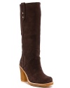 UGG® Australia's sumptuous suede boots get substantial lift with a chunky heel. By UGG® Australia.