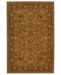 Vintage tones are arranged in a transitional floral motif upon this Cornwall area rug from Karastan's Bellingham collection, adding a perfect accent to classic and modern decors alike. Crafted of rich New Zealand wool. Vintage tones are arranged in a transitional floral motif upon this Cornwall area rug from Karastan's Bellingham collection, adding a perfect accent to classic and modern decors alike. Crafted of rich New Zealand wool.