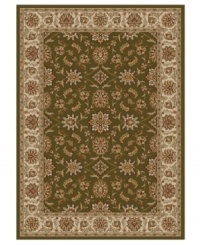 Rendered with intricate floral designs in a sumptuous green and neutral color palette, this area rug set from Kenneth Mink offers a cohesive look for your entire home. Woven of plush olefin for lasting softness and durability. Includes five rugs. Rendered with intricate floral designs in a sumptuous green and neutral color palette, this area rug set from Kenneth Mink offers a cohesive look for your entire home. Woven of plush olefin for lasting softness and durability. Includes five rugs.