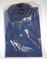 Hugo Boss Mens Lucas LS Dress Shirt Medium Regular Fit Woven Royal Hugo Boss Mens Lucas LS Dress Shirt Medium Regular Fit Woven Royal