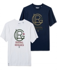 Show off your street smart looks in this LRG graphic tee. Show off your street smart looks in this LRG graphic tee.