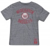 Wisconsin Badgers Grey Gym Class adidas Originals Tri-Blend Vintage Tee